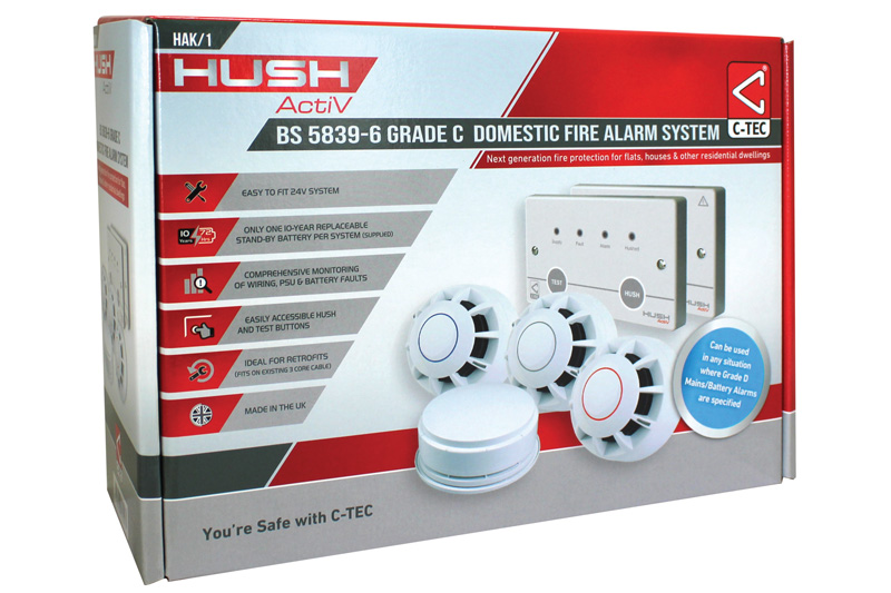 C-TEC launches new BS 5839-6 domestic fire alarm kit