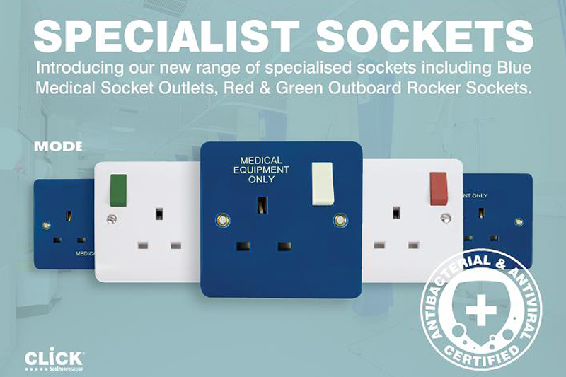 Scolmore launches specialist healthcare sockets