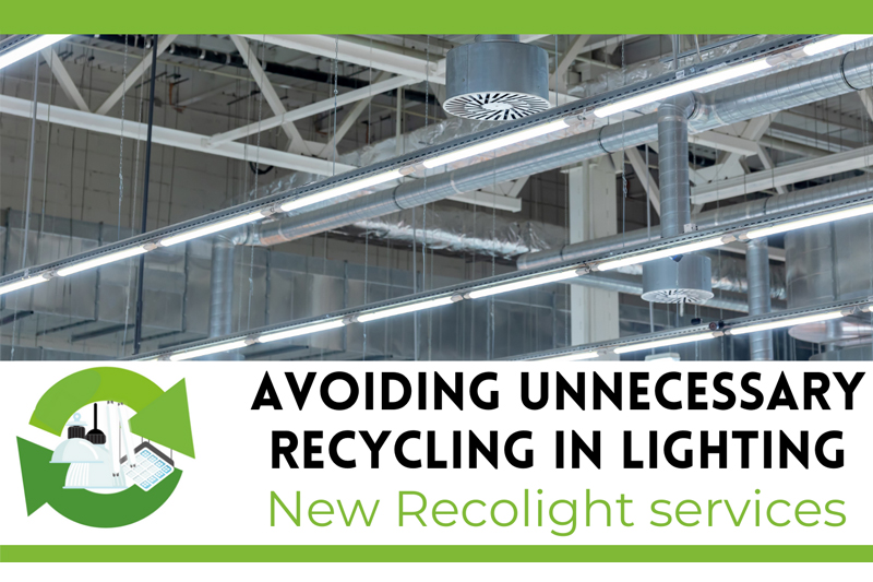 Recolight announces initiatives to reduce unnecessary recycling