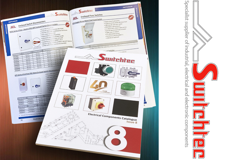 Switchtec has released issue 8 of its Electrical Control Components Catalogue