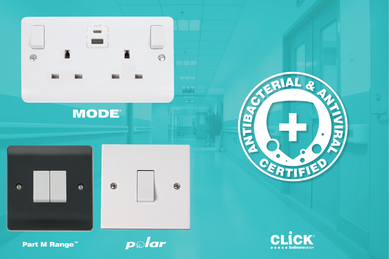 Scolmore’s Click Mode wiring accessories achieve 99.98% kill off rate against Influenza A (H1N1)