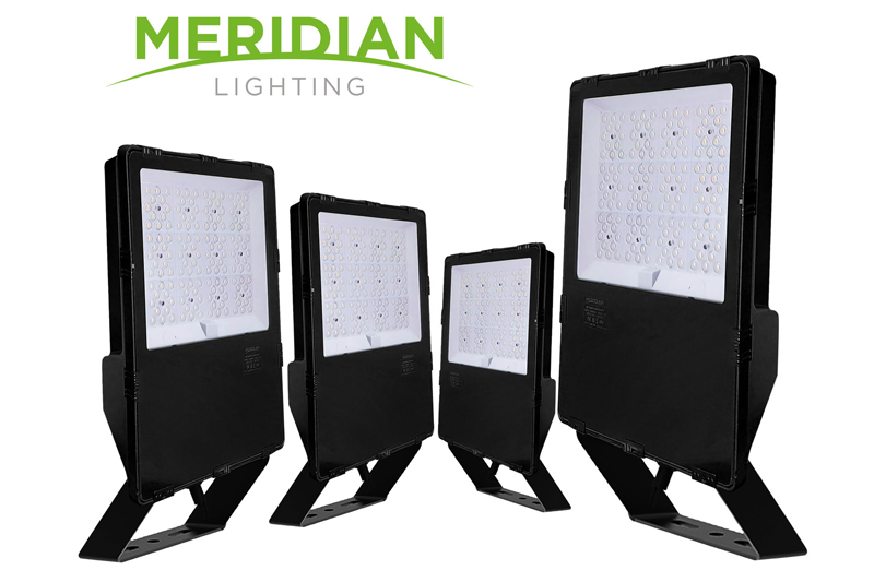 Meridian Lighting launches new slim line IP65 rated floodlights