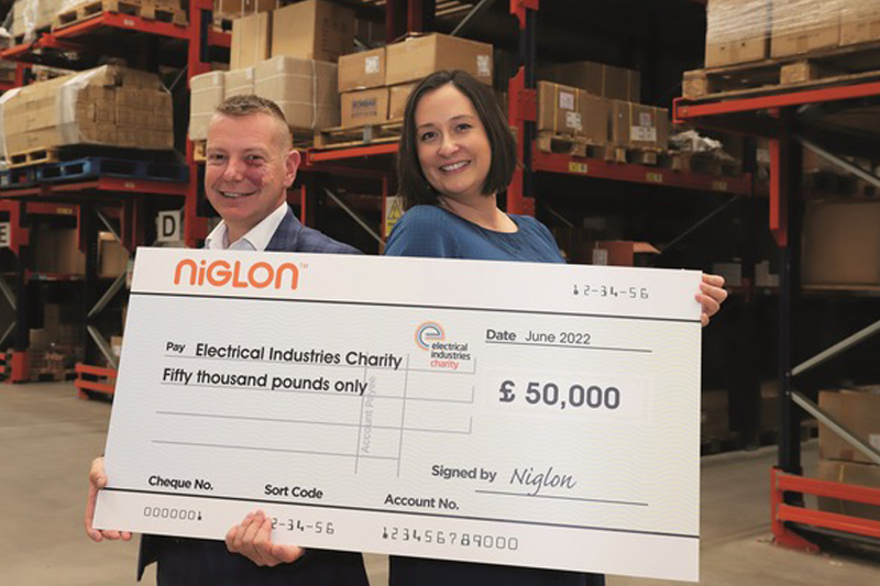 Niglon changes lives with £50,000 charity donation