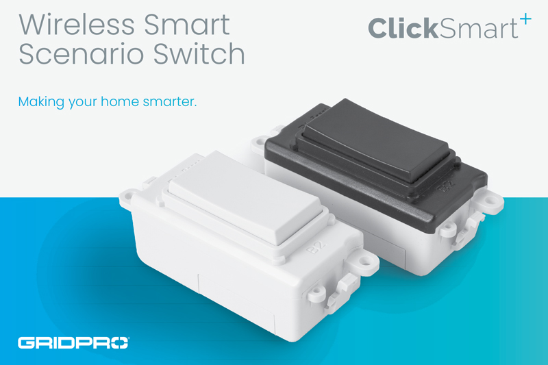 Smart Scenario Switch added to Scolmore’s ClickSmart+ range