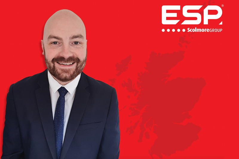 ESP announces Stuart Finlayson as new Area Sales Manager covering Scotland