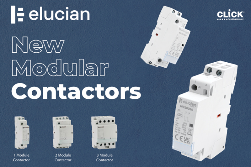 Scolmore adds new modular contactors to its Elucian consumer unit range