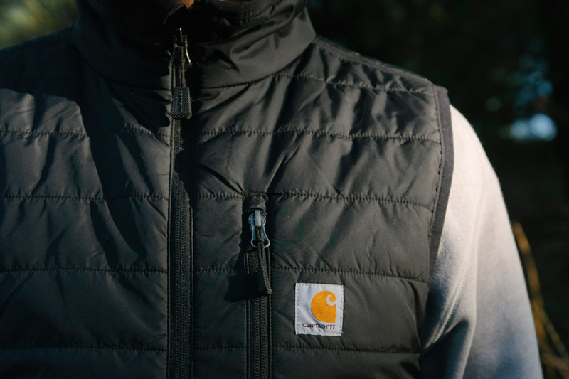 Carhartt′s Rain Defender relaxed fit lightweight insulated vest