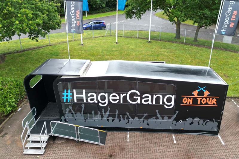 Hager goes on tour
