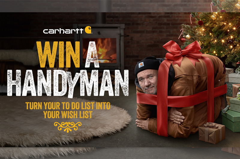Carhartt launches its “Win a Handyman” competition