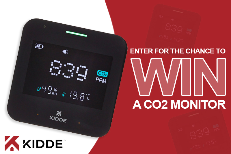 WIN a CO2 Monitor Courtesy of Kidde Safety Europe – Three Up For Grabs!