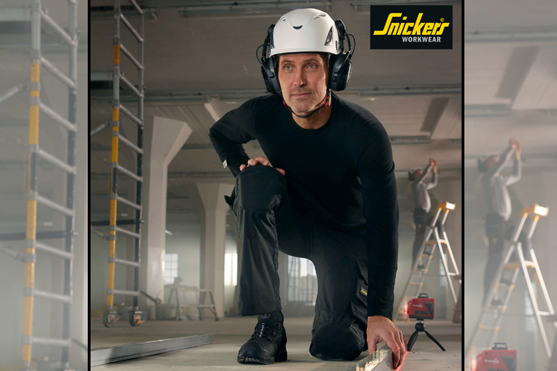 Snickers Workwear Launches “World’s First” Work Trousers With Built-in, Certified Kneepads