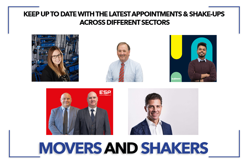 Movers and Shakers: Surej Solanki, Tjarko Bouman, Sarah Hartland, Mike Feist, Chris Cotton and  Mark Grayson Wood