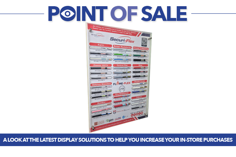 Point of Sale: Securi-Flex’s state-of-the-art cable display boards