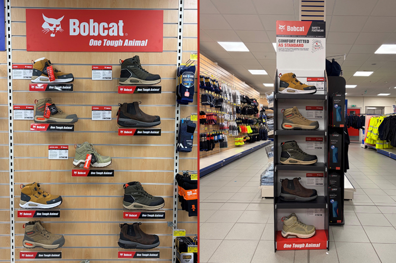 Bobcat Safety Footwear scores a hattrick of leading stockists
